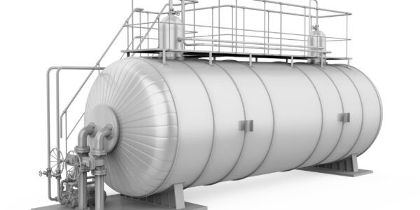 Pressure Vessel Tank Isolated